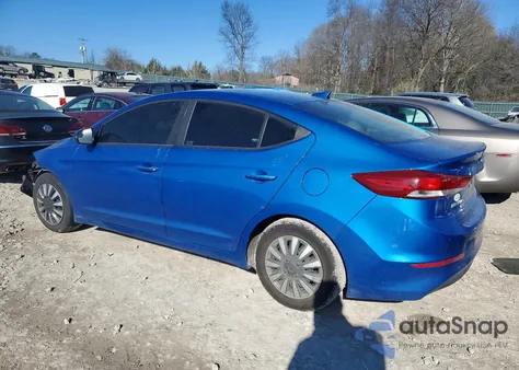 2017 Hyundai Elantra Se from USA, damaged, VIN KMHD74LF9HU078393